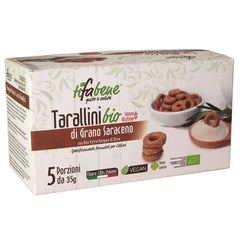 Bio Taralli mit Buchweizenmehl und natives Olivenöl extra Glutenfrei & Vegan